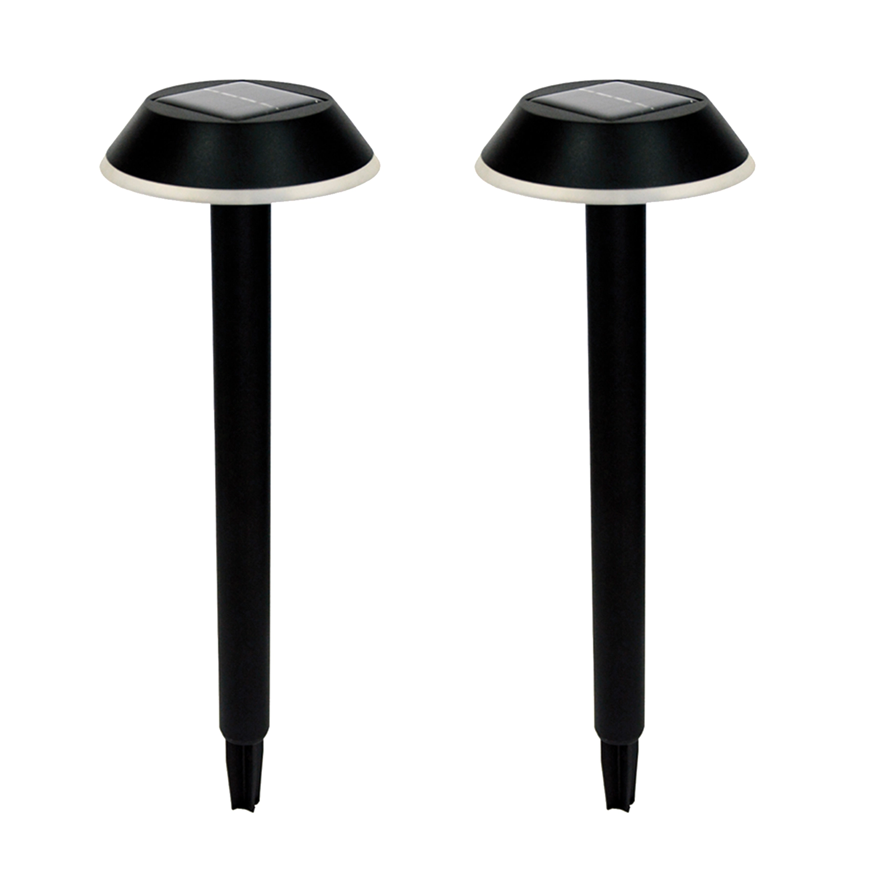 Kit 2 Espetos Solares para Jardim LED Luz Amarela 140lm IP44 Gaya