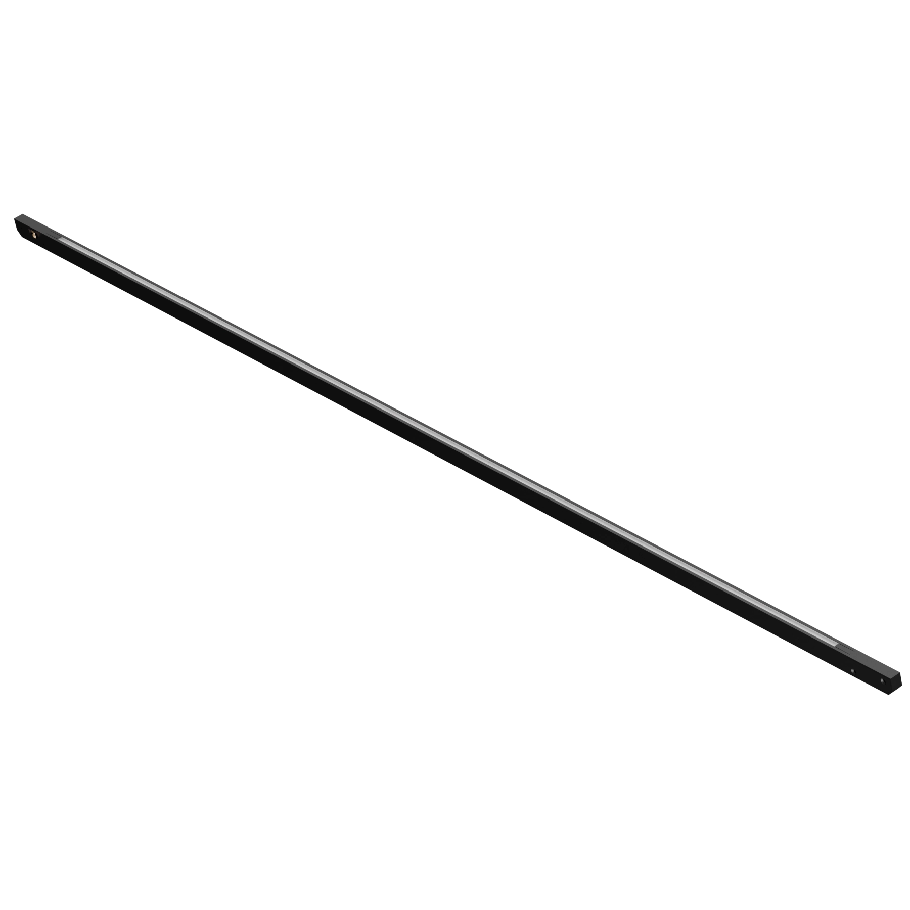 Linear para Trilho Magnético Com Led Amarelo Mini Gaya Preto 24V