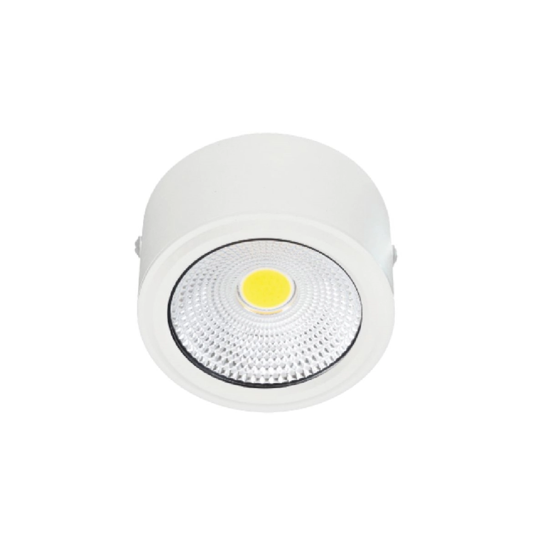 Spot de Sobrepor Redondo Com LED Luz Branca Reflex Branco IP20 Gaya