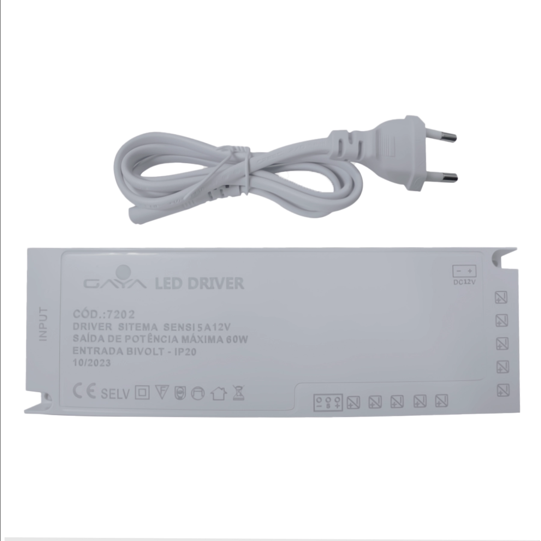 Driver 60W 12V Gaya Sensi 2cm