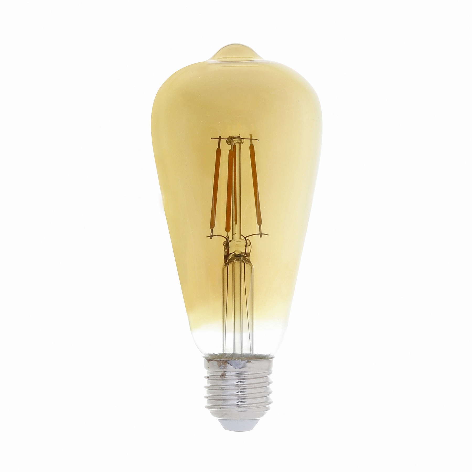 Lâmpada LED E27 de Filamento Pêra Luz Amarela 4W Gaya Bivolt