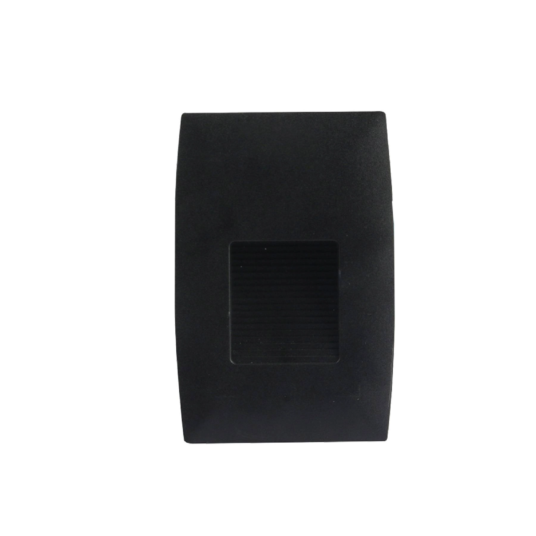 Balizador LED de Embutir Preto 2W Plástico Luz Amarela IP65 Bivolt Gaya