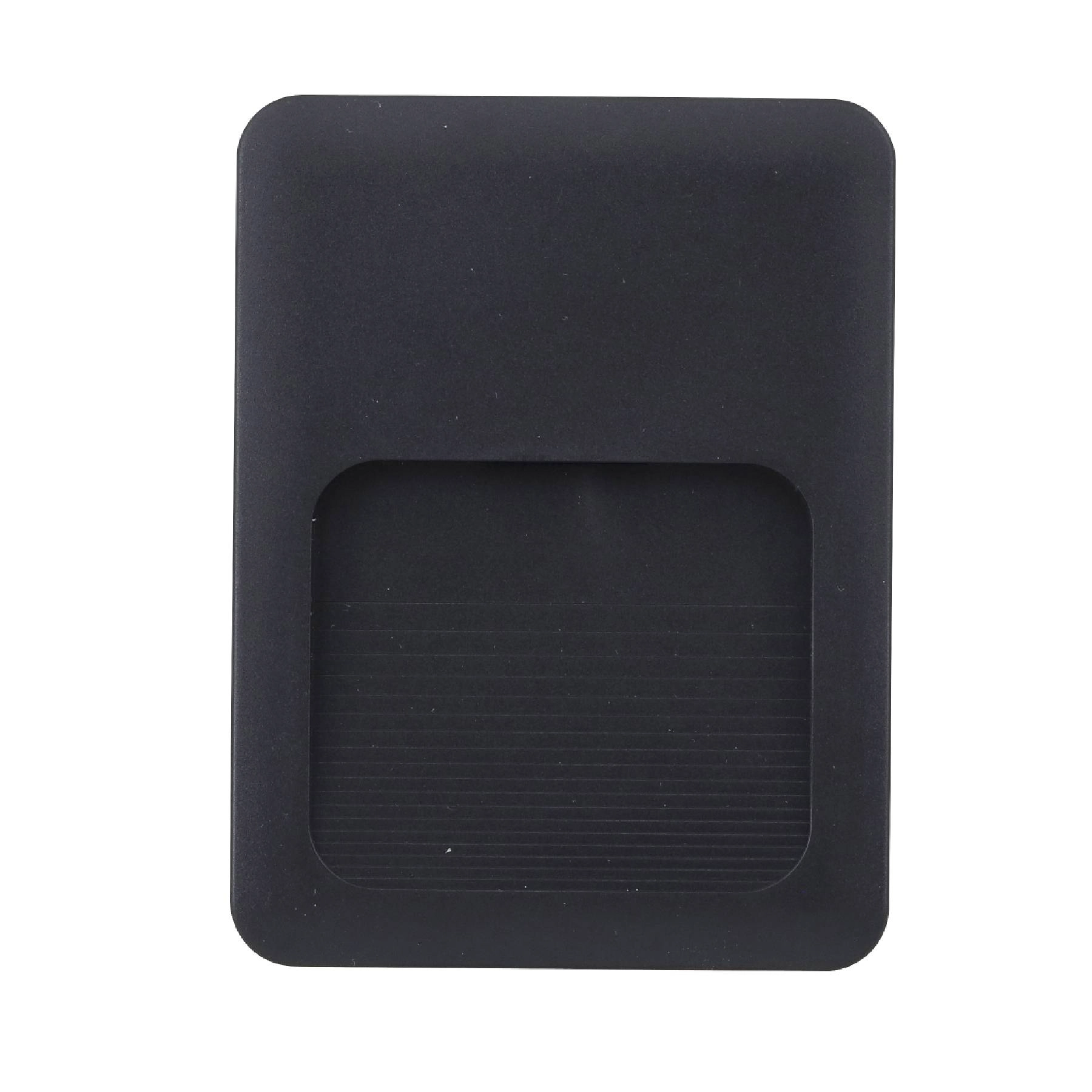 Balizador LED Externo de Sobrepor 2W Gadol Preto Plástico Luz Amarela IP65 Bivolt Gaya