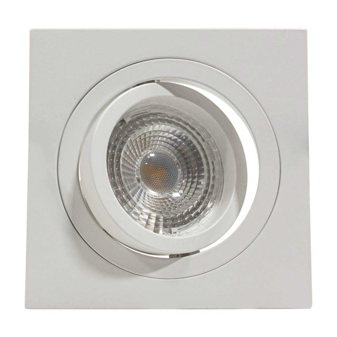 Spot Ecco Quadrado Embutir + Led Par20 Branco Frio St1840