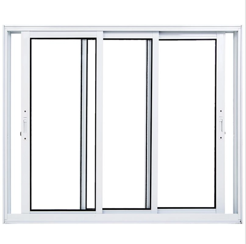Janela De Alumínio Maxx 03 Folhas Móveis Branco - 100x120