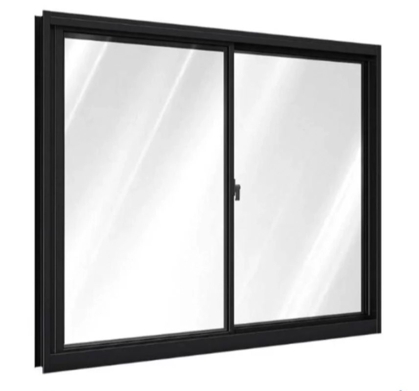 Janela De Alumínio 02 Folhas Branco Classic Com Vidro Fume - 100x150