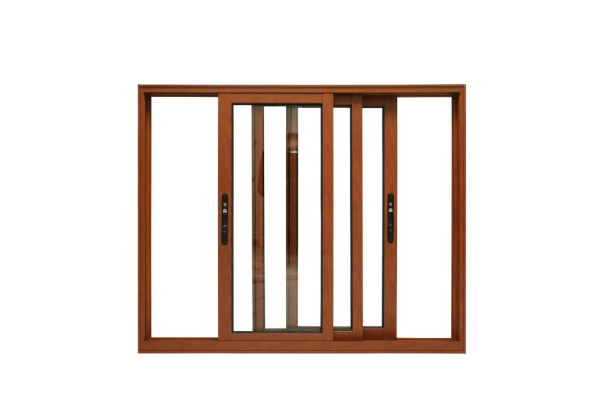 Janela De Alumínio Maxx 03 Folhas Móveis Madeiro - 100x150
