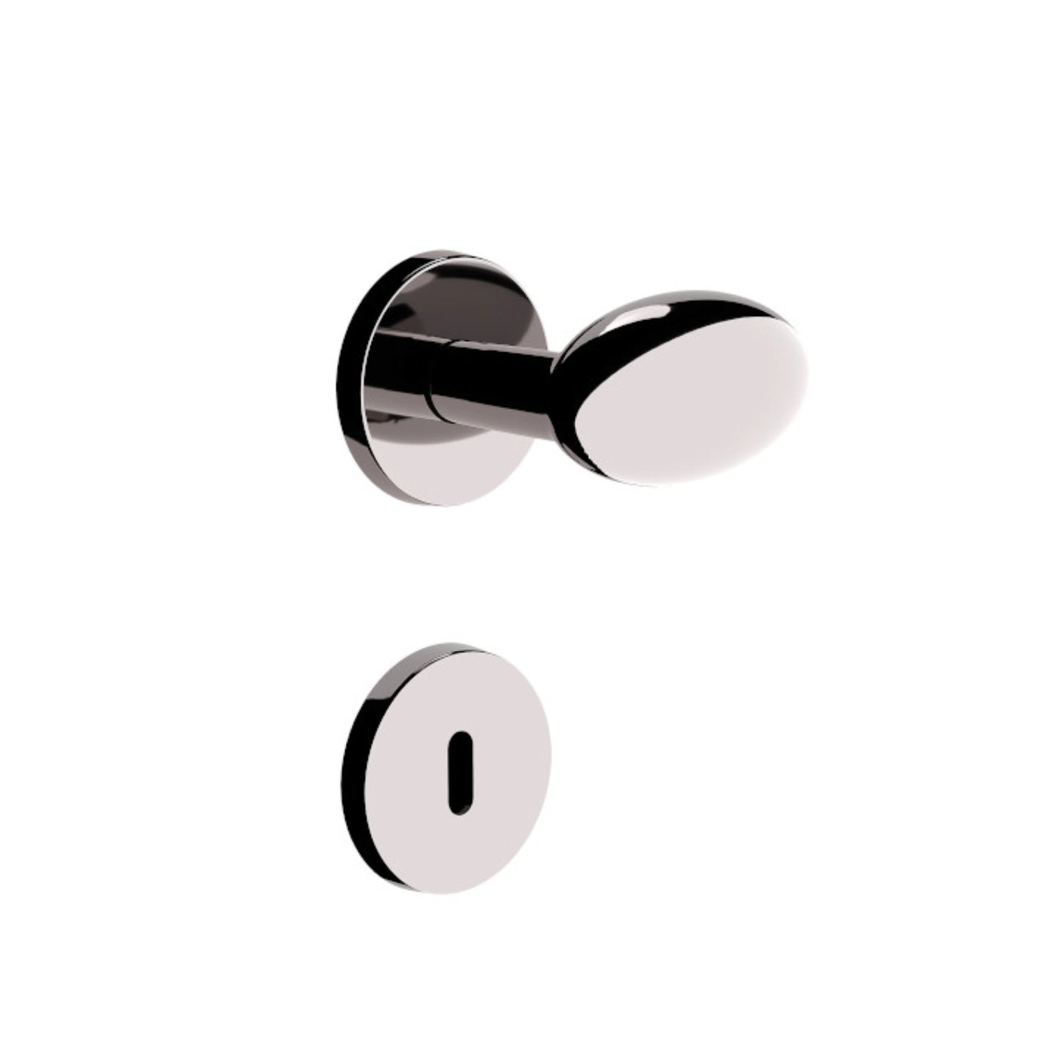 Fechadura Roseta Design Interna 40mm Cromada 721i334cr 3f