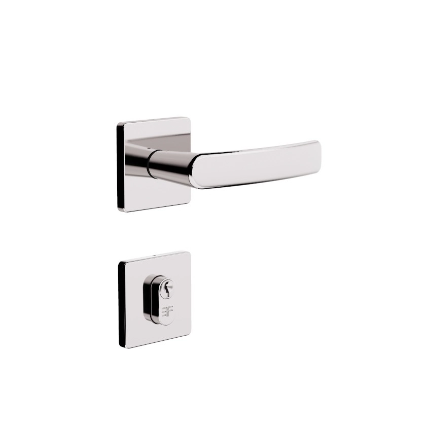 Fechadura Externa 3f Modelo 740e113 - Cromado