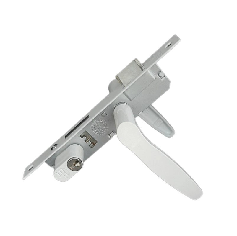Fechadura 3f 511/11060 Perfil Estreito Macaneta Alavanca Branco