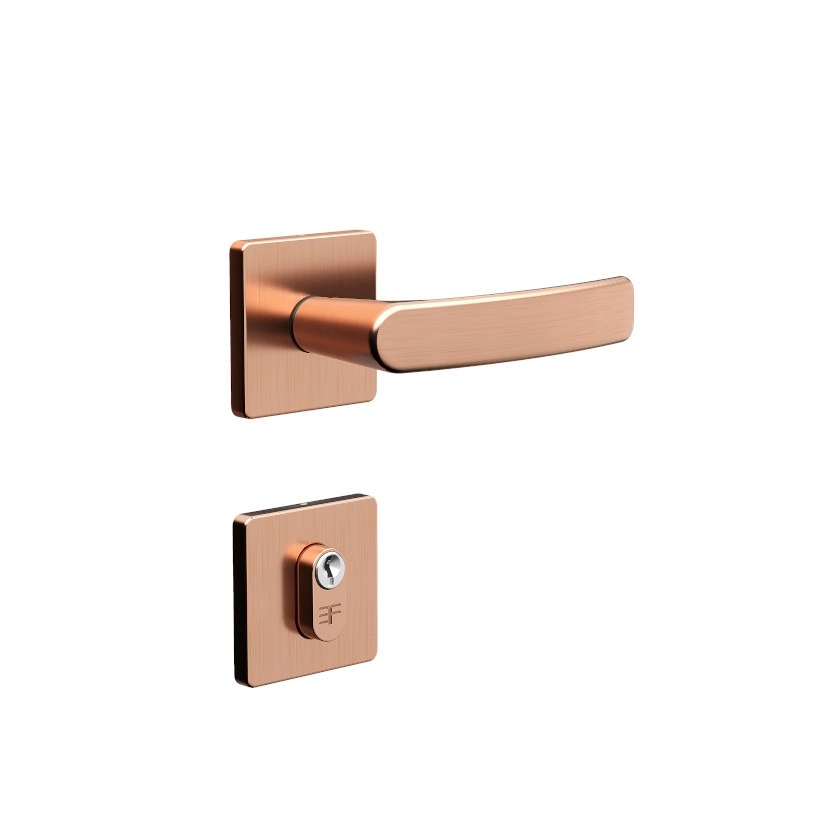 Fechadura Externa 3f Modelo 740e113 - Rosé