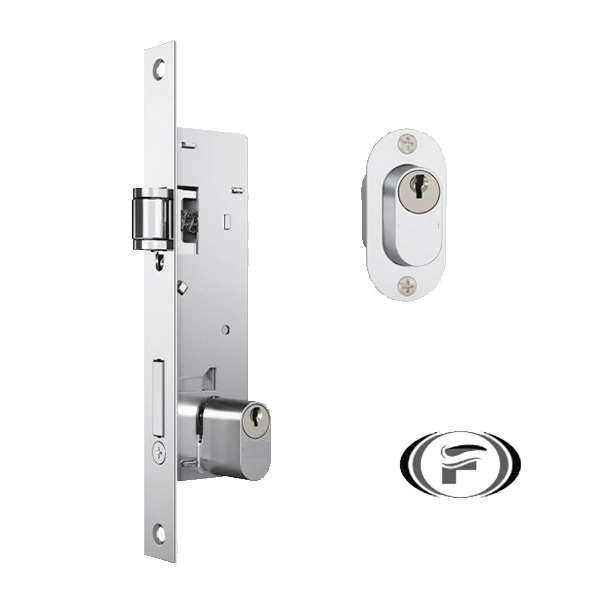 Fechadura Rolete Serralheiro 522 Cromada 3f