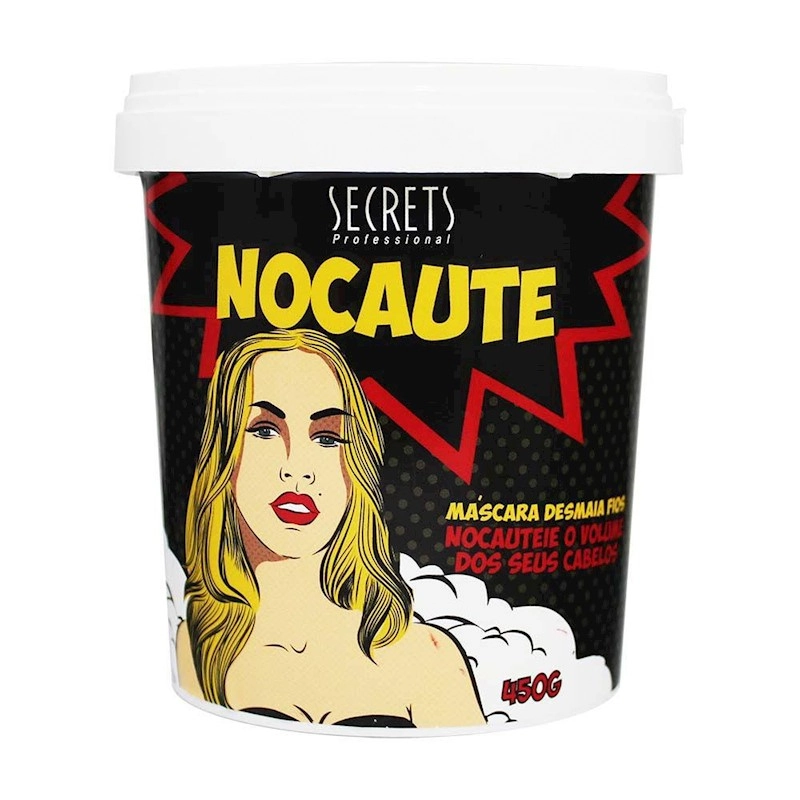 Mascara Nocaute Desmaia Fios 450g Secrets