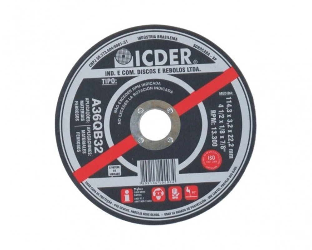 Disco Corte Ferro 110x3,2x20mm