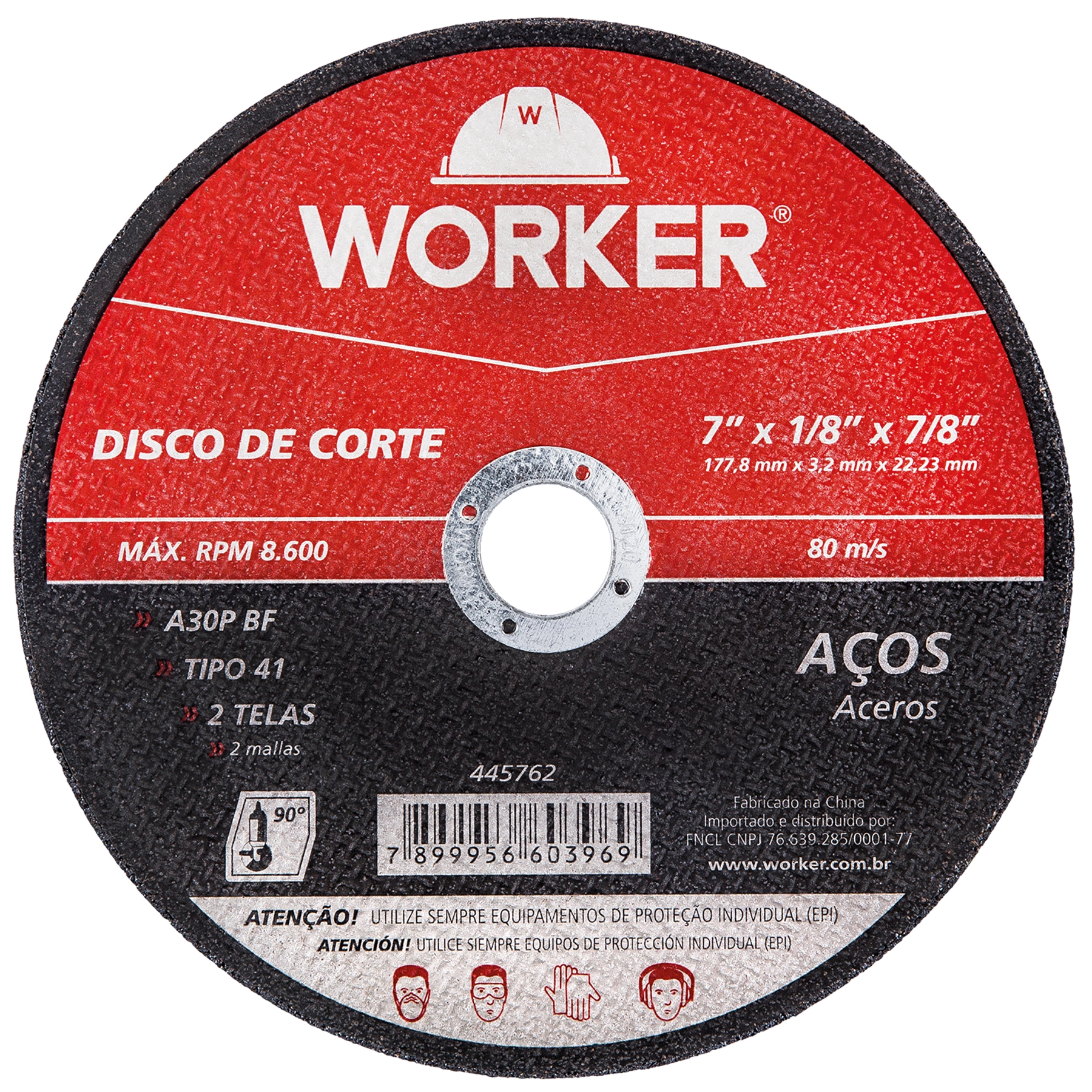 Disco 7 X1/8x7/8 Corte Metal