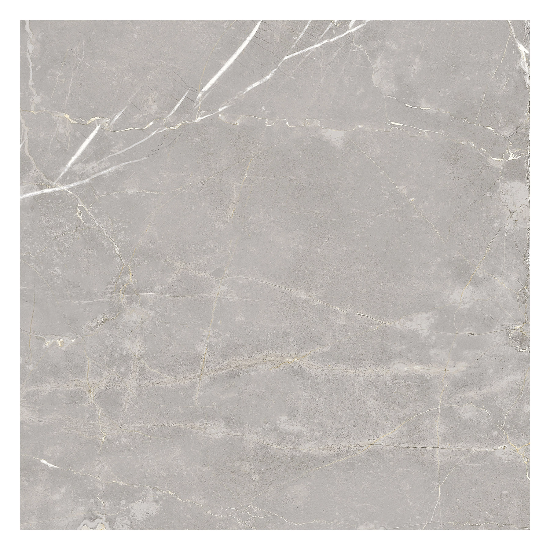 Piso Cerâmico Marmorizado Acetinado Borda Reta Interno 54x54cm Empório Lef