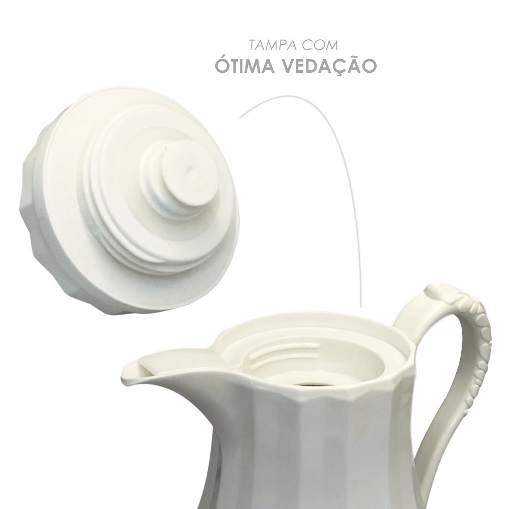 Garrafa Termica Doha Branco 1l
