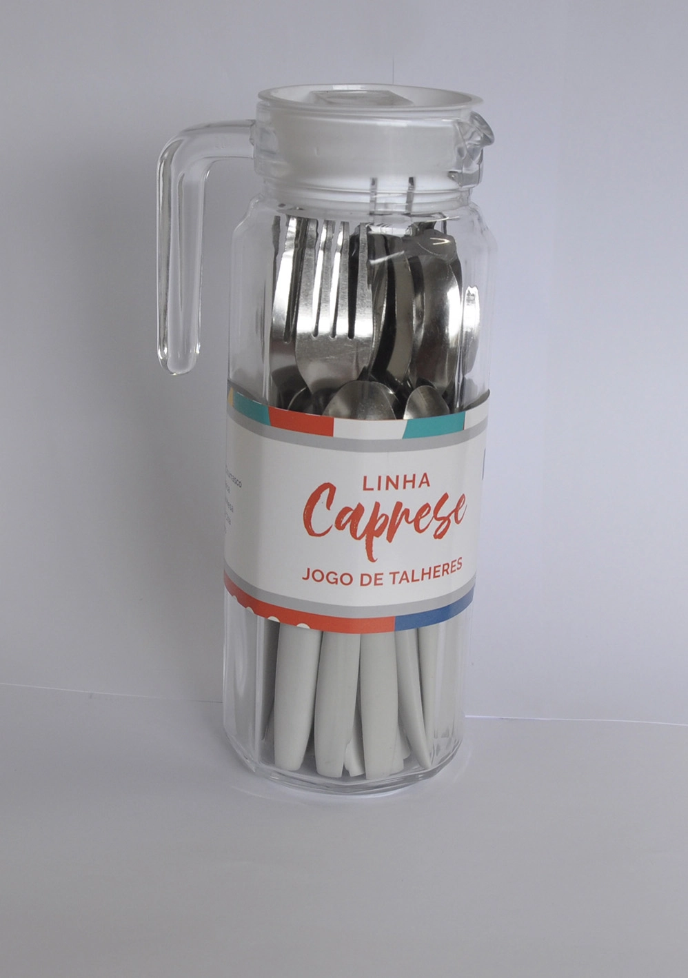 Conjunto Talheres Caprese Cinza Soft C/ja