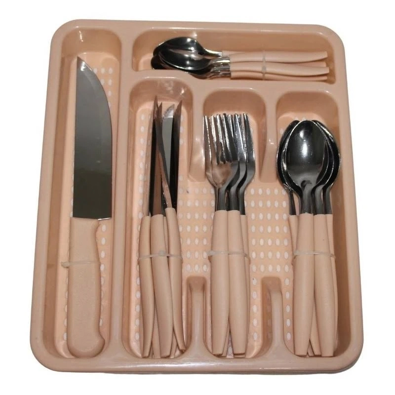 Cj Talheres Faca Churrasco Caprese 26pcs Nude 579918