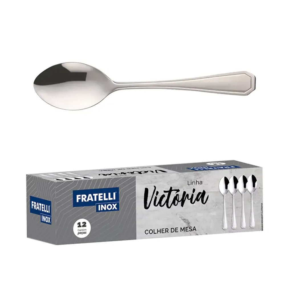 Colher De Mesa Inox Linha Victoria