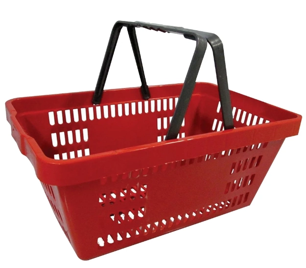 Cesta De Compras Plastica 16l Vermelha Castellmaq