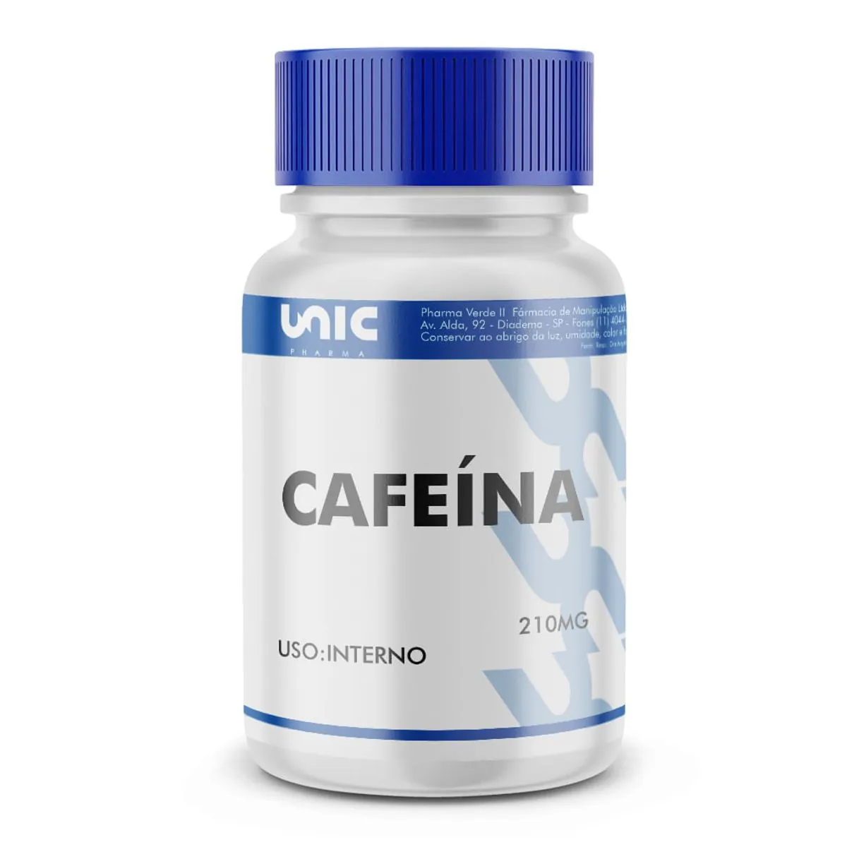 Cafeína 210mg 60 Cápsulas