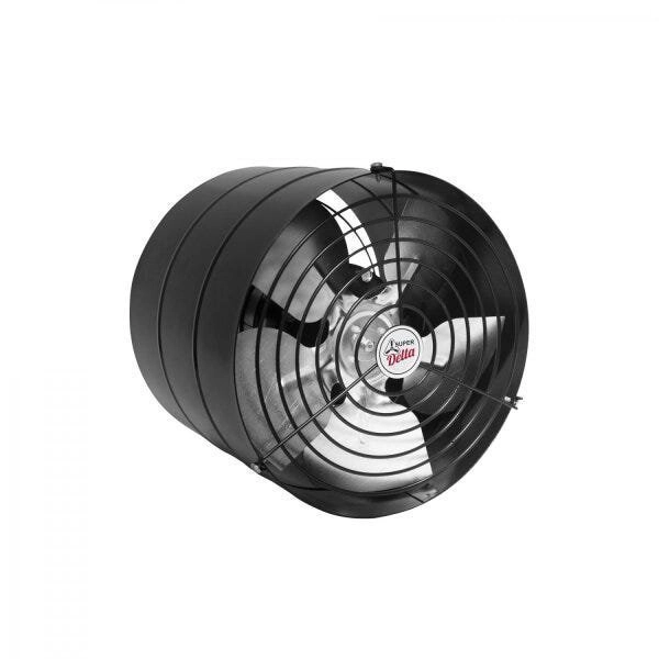 Exaustor Alta Rotação Bivolt 20cm Axial Venti Delta Preto