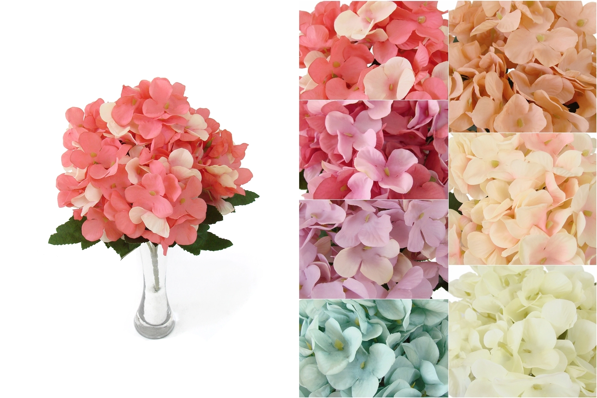 Mini Buque De Hortensia Env X6 30cm 03292 H8