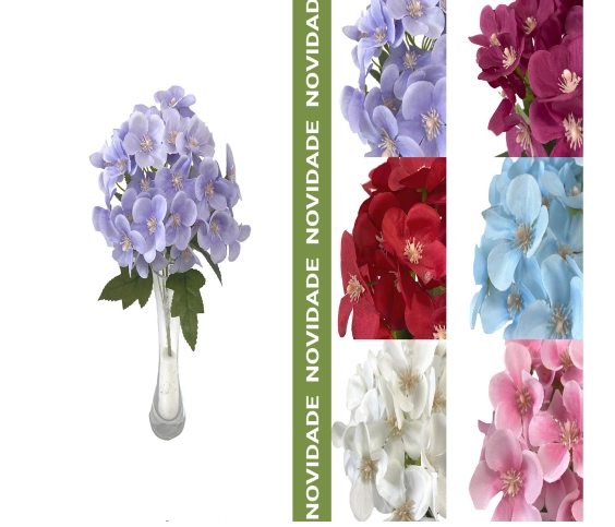 Mini Buque Hortensia X5 29cm Ref.3424 H8