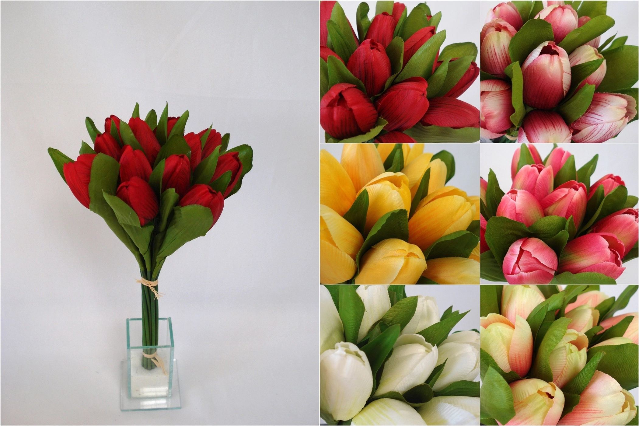 Ramalhete De Tulipa X12 36cm Ref.03557 H8
