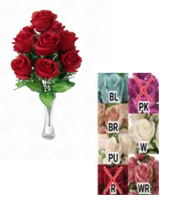 Buque De Rosa X12 48cm Ref.07920 H8