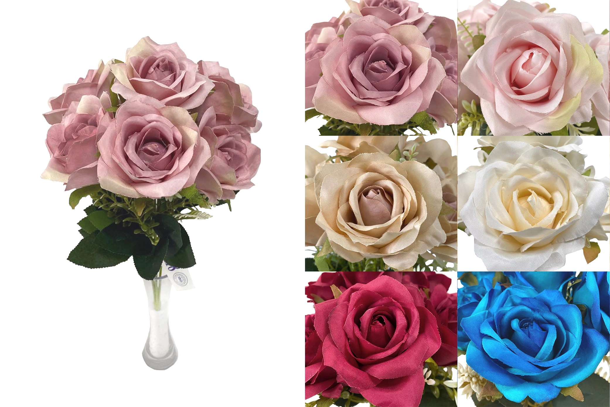 Buque Rosas X7 45cm 08563 H8 Comercio