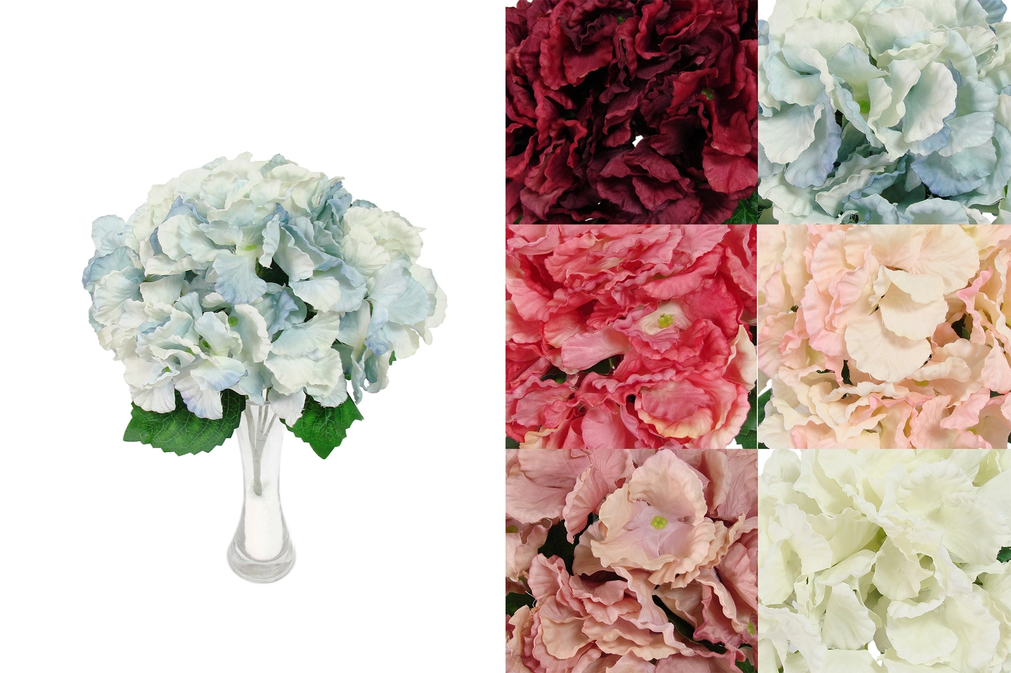 Mini Buque Hortensia X6 28cm 08624 H8