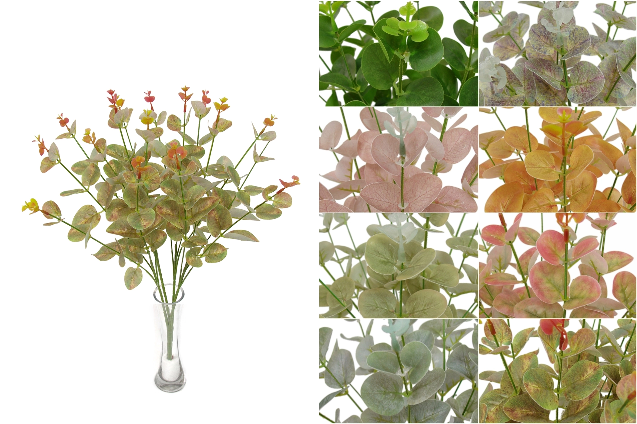 Mini Buque Eucalipto Toque Natural X4 49cm E/0874