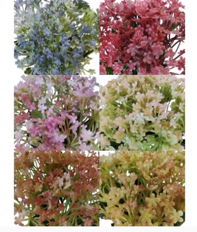 Buque De Mini Flor X5 Cores Ref.e/1114 H8