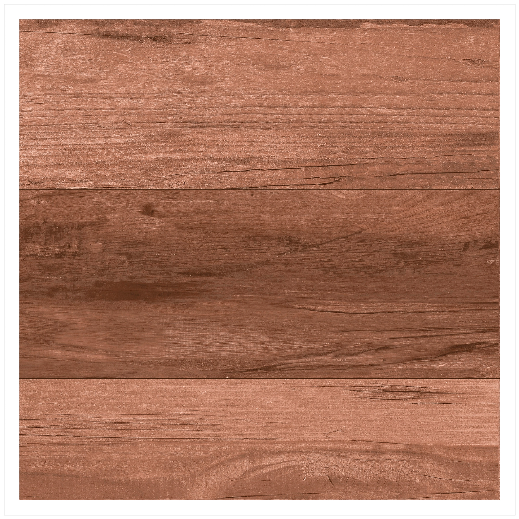 Piso Cerâmico Amadeirado Brilhante Borda Arredondada Interno 60x60cm New Leg Linear Madeira Escura Angelgres