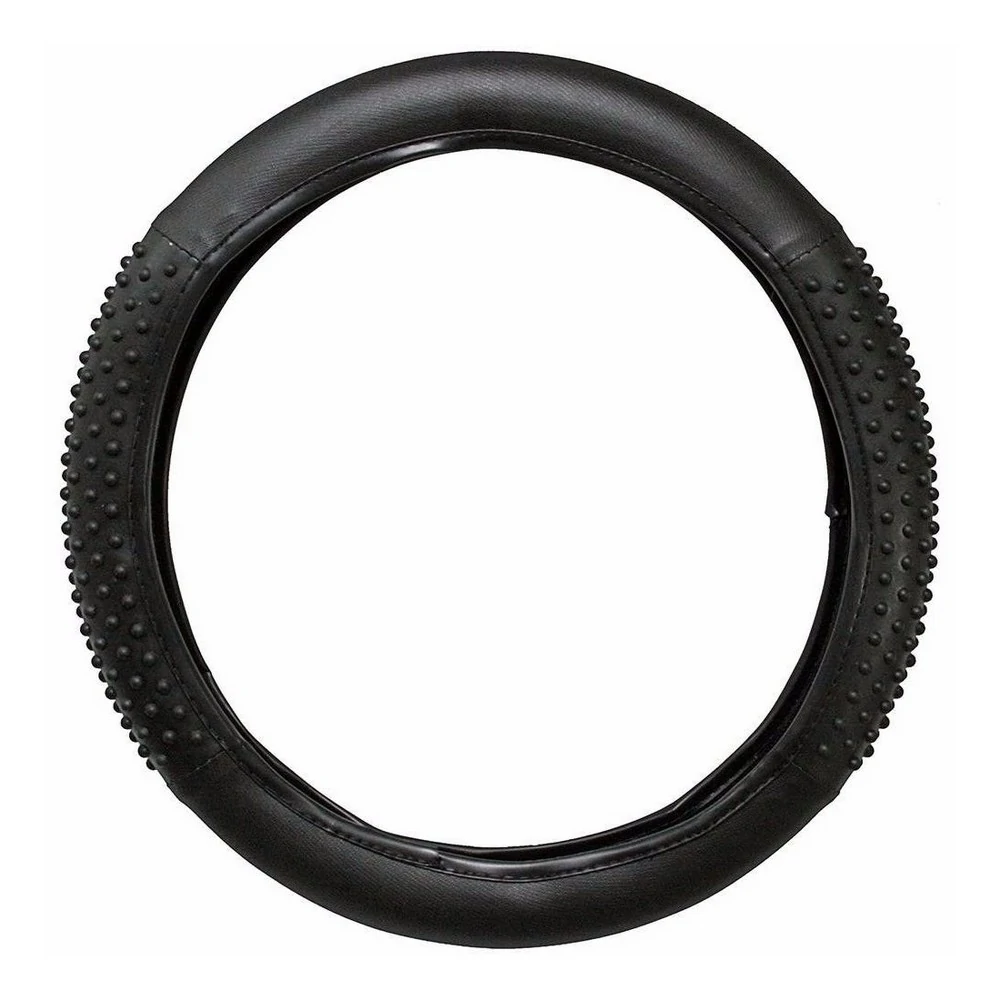 Capa de Volante Preta com Massageador 38cm - LEE TOOLS 683654