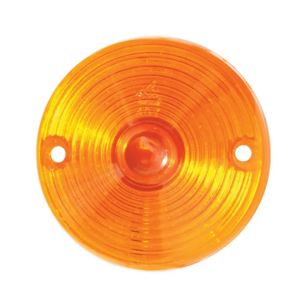 Lente da Lanterna Dianteira FORD F600/F750 Âmbar - PRADOLUX PL04070001