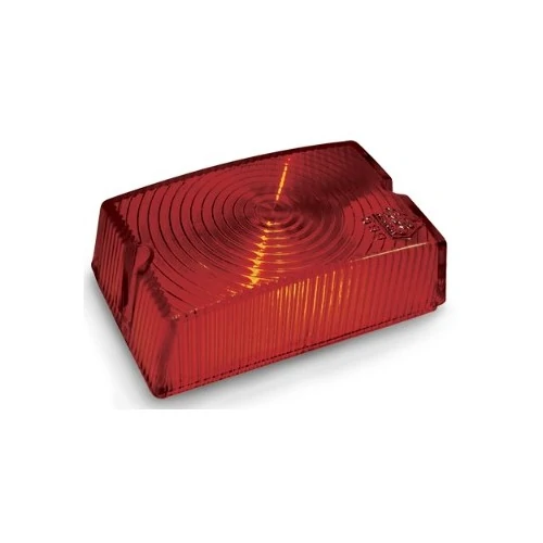 Lente Retangular Universal Vermelha - PRADOLUX PL05992903