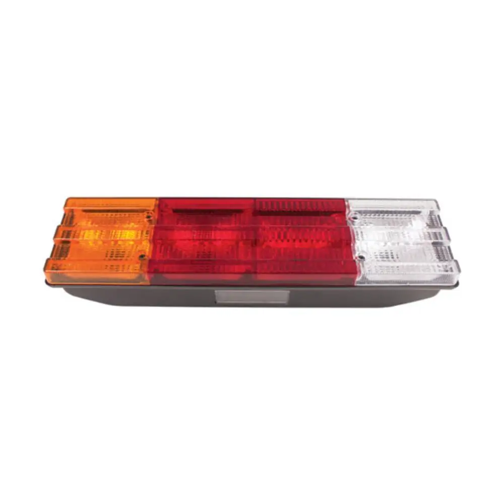 Lanterna Traseira Tricolor Frisada com Vigia Adaptação - PRADOLUX PL07160209