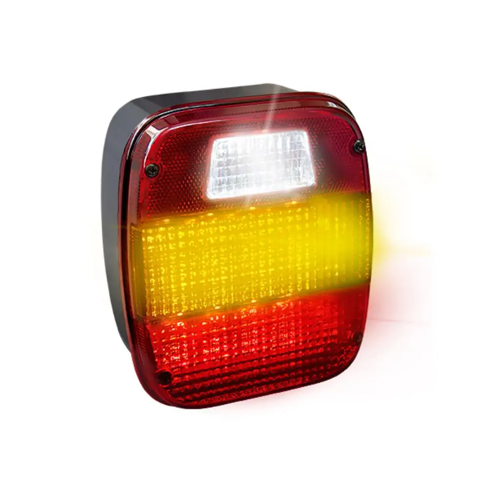 Lanterna Traseira Tricolor sem Vigia Led Bivolt - PRADOLUX PL04402149