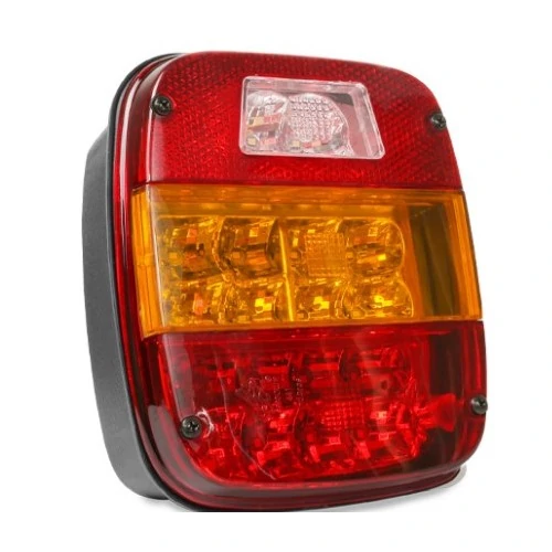 Lanterna Traseira Tricolor com Vigia Led Bivolt - PRADOLUX PL04402449