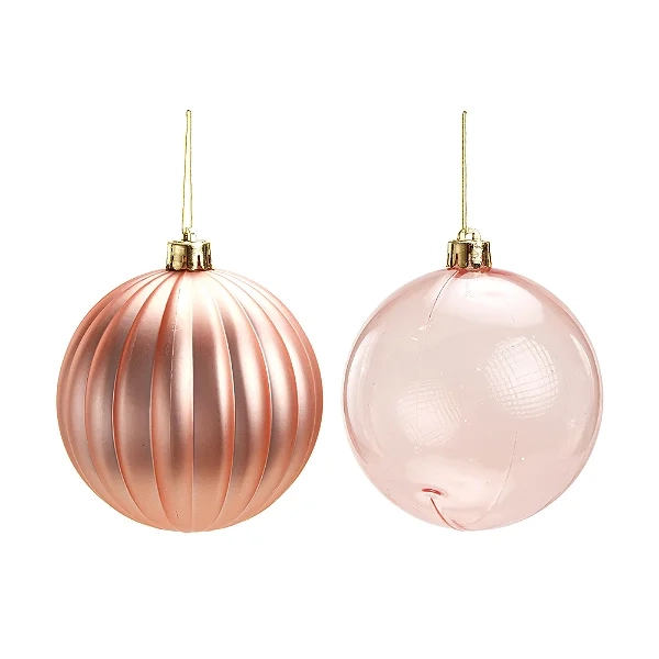 Bola Natal Lisa 8cm 6un 1004243 Cromus