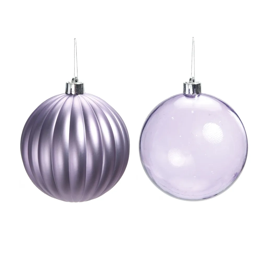 Bola Natal Lisa 8cm 6un 1004244 Cromus