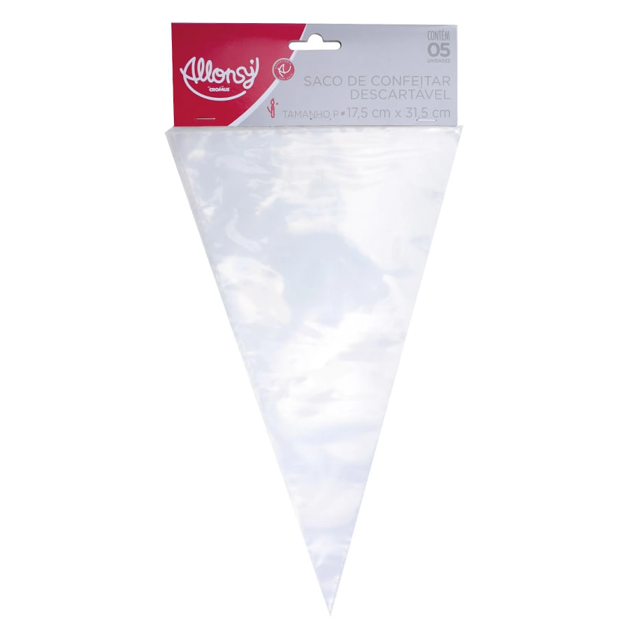 Saco Confeitar 50un 23,5x40,5cm 78000491 Allonsy