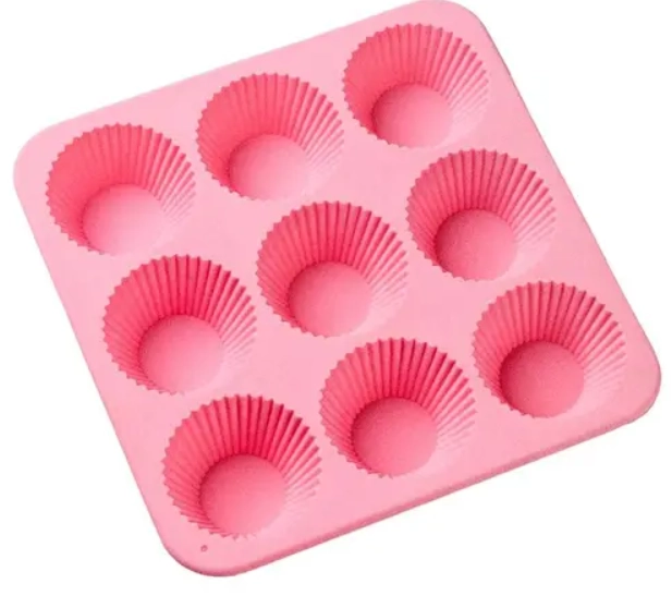 Forma Silicon Rosa Candy 9 Cav 21x21x3cm