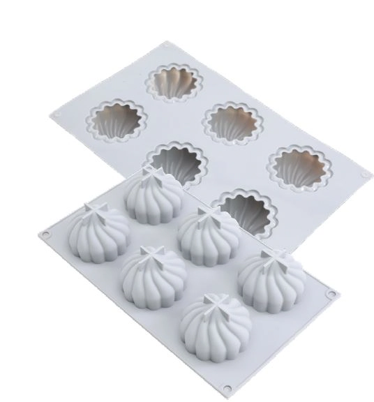 Forma De Silicone Suspiro C/6 Cavidade 29,8x17,5x5,1cm Ref.78000524