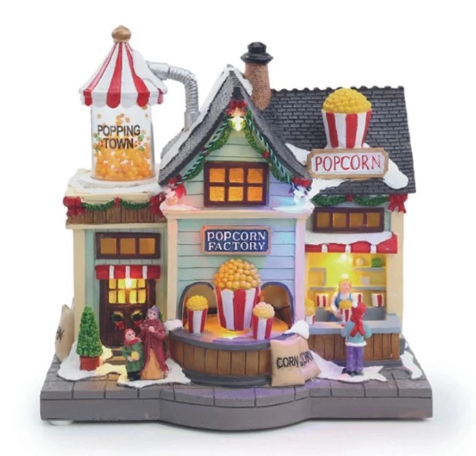 Cenario Popcorn Led Som Mov 3aa 22x22cm 1006152 Cromus