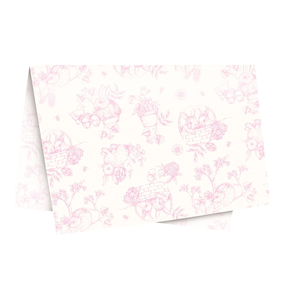 Papel Seda Classico Frances Rosa 44x69 3un 235039 Cromus