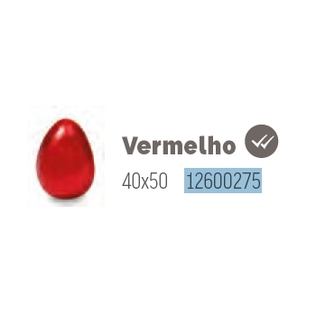 Embalagem Para Ovo De Pãscoa Chumbo Vermelho 40x50cm Cromus 10un